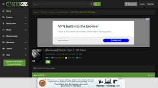 
                            5. PC - [Release] Black Ops 2 .dll Files | Se7enSins Gaming Community