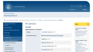 
                            6. PC-Service - Otto-Friedrich-Universität Bamberg