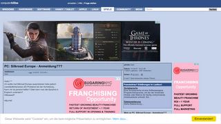 
                            13. PC: Silkroad Europe - Anmeldung??? (melimoon) - Computerhilfen.de