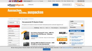 
                            4. PC-Systeme / Computersysteme günstig kaufen | softwarebilliger.de