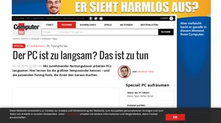 
                            4. PC zu langsam? Das ist jetzt zu tun! - COMPUTER BILD