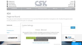 
                            6. PCB Libraries, CADSTAR, MRP & BOM online kaufen | CSK - PCB ...