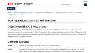 
                            13. PCB regulations: overview and objectives - Canada.ca