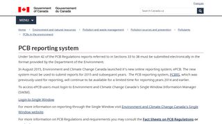 
                            11. PCB reporting system - Canada.ca