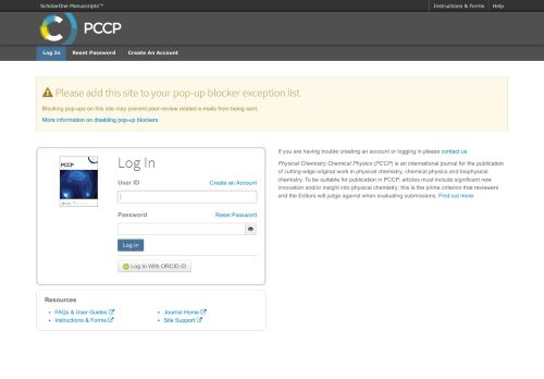 
                            1. Pccp - Manuscript Central - ScholarOne