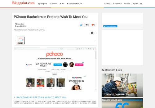 
                            9. PChoco-Bachelors In Pretoria Wish To Meet You