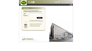 
                            9. PCL Planroom Login - infinitesource.com