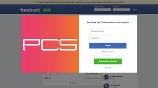 
                            8. PCS Mastercard -    Notre site internet sera en... | Facebook