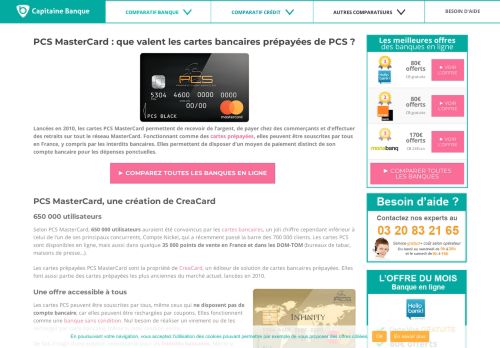 
                            3. PCS MasterCard : que valent les cartes bancaires prépayées de PCS ? -