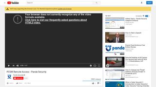 
                            5. PCSM Remote Access - Panda Security - YouTube