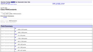 
                            12. PD4Constants (PD4ML API Documentation)