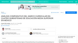 
                            11. (PDF) ANÁLISIS COMPARATIVO DEL MARCO CURRICULAR EN ...