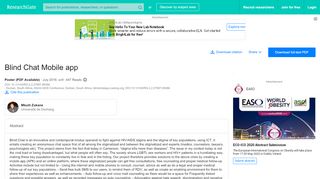 
                            12. (PDF) Blind Chat Mobile app - ResearchGate