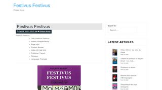 
                            8. [PDF] Download Ø Festivus Festivus | by Philippe Muray