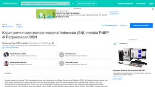 
                            8. (PDF) Kajian permintaan standar nasional Indonesia (SNI) ...