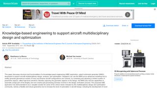 
                            10. (PDF) Knowledge-based engineering to support aircraft ...