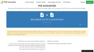 
                            11. PDF Konverter – Kostenlos online in PDF umwandeln