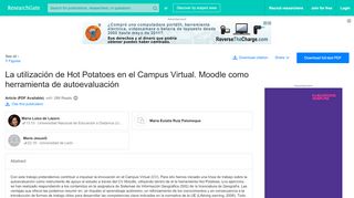 
                            11. (PDF) La utilización de Hot Potatoes en el Campus Virtual. Moodle ...