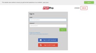 
                            12. PDF Pro | Sign In