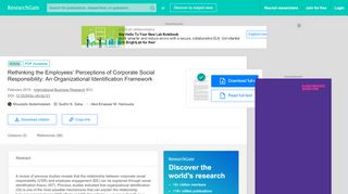 
                            12. (PDF) Rethinking the Employees' Perceptions of Corporate Social ...
