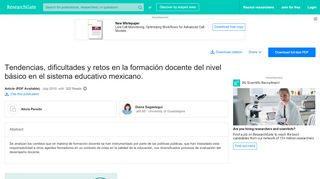 
                            13. (PDF) Tendencias, dificultades y retos en la formación docente del ...