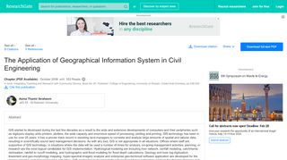 
                            9. (PDF) The Application of Geographical Information System in Civil ...