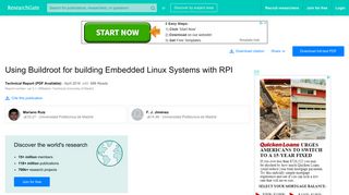 
                            7. (PDF) Using Buildroot for building Embedded Linux Systems with RPI