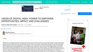 
                            7. (PDF) VISION OF DIGITAL INDIA- POWER TO EMPOWER ...