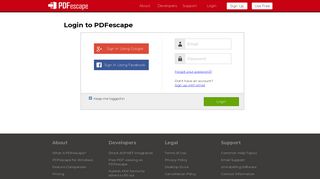 
                            7. PDFescape - Account Login