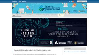 
                            11. PDI — Plano de Desenvolvimento Institucional