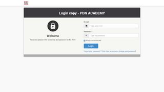 
                            7. PDN ACADEMY - Login: copy