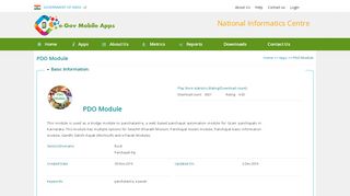 
                            8. PDO Module | mobileapps - NIC eGov Mobile Apps