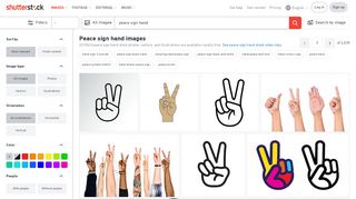 
                            12. Peace Sign Hand Images, Stock Photos & Vectors | Shutterstock