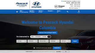 
                            8. Peacock Hyundai Columbia: Hyundai Dealer Columbia SC