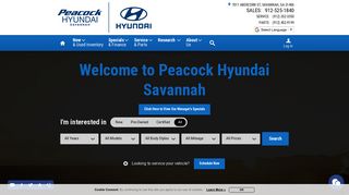 
                            5. Peacock Hyundai Savannah: Hyundai Dealer Savannah GA