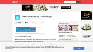 
                            8. Peak Gehirntraining - Android App - Download - CHIP