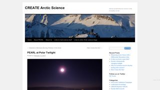 
                            8. PEARL at Polar Twilight - CREATE Arctic Science - WordPress.com