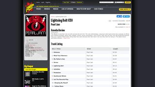 
                            11. Pearl Jam - Lightning Bolt (CD) - Amoeba Music