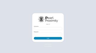 
                            10. Pearl - Login - Pearl Proximity