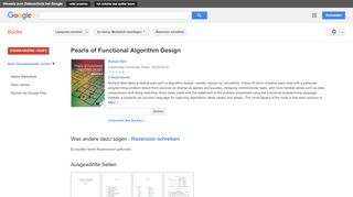 
                            8. Pearls of Functional Algorithm Design