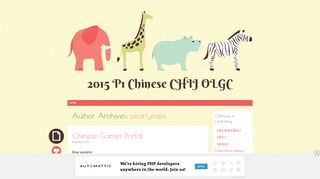 
                            12. pearlynsee - 2015 P1 Chinese CHIJ OLGC - WordPress.com