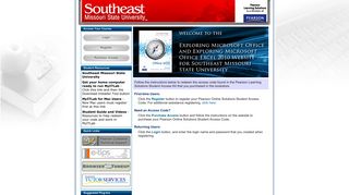 
                            12. Pearson Learning Solutions | Southeast Missouri State University
