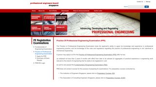 
                            8. PEB - Practice Of Professional Engineering Examination (PPE)
