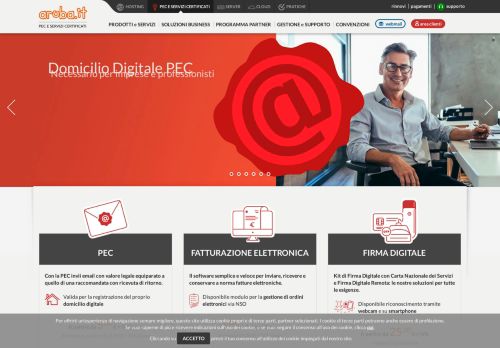 
                            2. PEC e Servizi Certificati Aruba: Firma, Fatturazione, DocFly, SPID ...