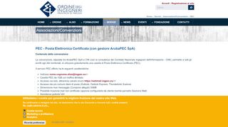 
                            8. PEC - Posta Elettronica Certificata (con gestore ArubaPEC SpA ...