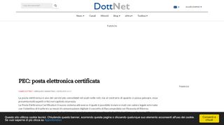 
                            2. PEC: posta elettronica certificata - DottNet