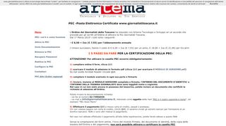 
                            12. PEC Posta Elettronica Certificata per i Giornalisti