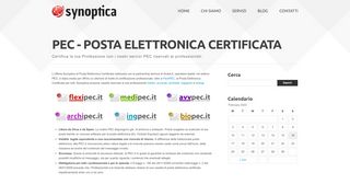 
                            8. PEC | Synoptica – La prospettiva che cerchi per il tuo web