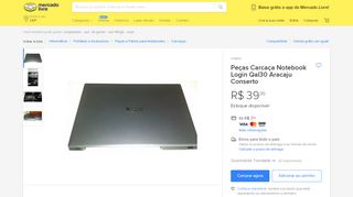 
                            7. Peças Carcaça Notebook Login Qal30 Aracaju Conserto - R$ 39,39 ...