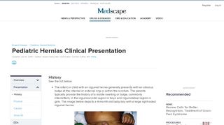 
                            5. Pediatric Hernias Clinical Presentation: History, Physical, Causes